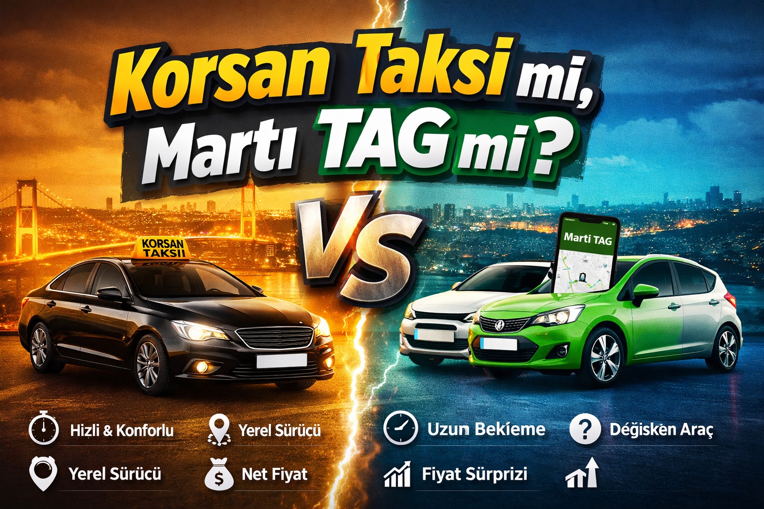 Korsan Taksi mi? Martı TAG mı?